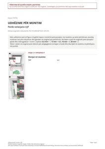 Udhëzime për montim: AJP (SQ)