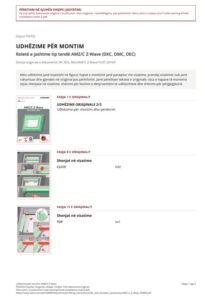 Udhëzime për montim: AMZ/C Z-Wave (SQ)