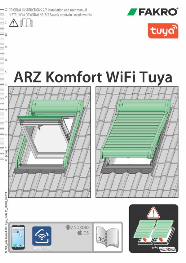 Installation instructions: ARZ Komfort WiFi Tuya (MULTI)