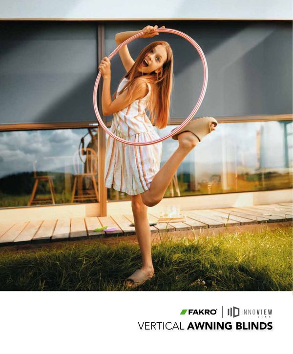 FAKRO external awning blinds for vertical windows catalogue (EN)