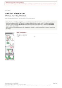 Udhëzime për montim: FPP-V MAX preSelect (SQ)