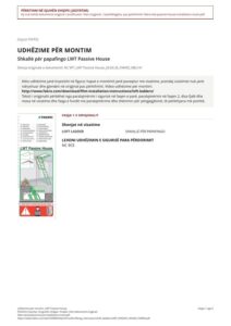 Udhëzime për montim: LWT Passive House (SQ)