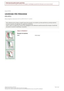 Udhëzime për përdorim: PTP, PTP-V (SQ)