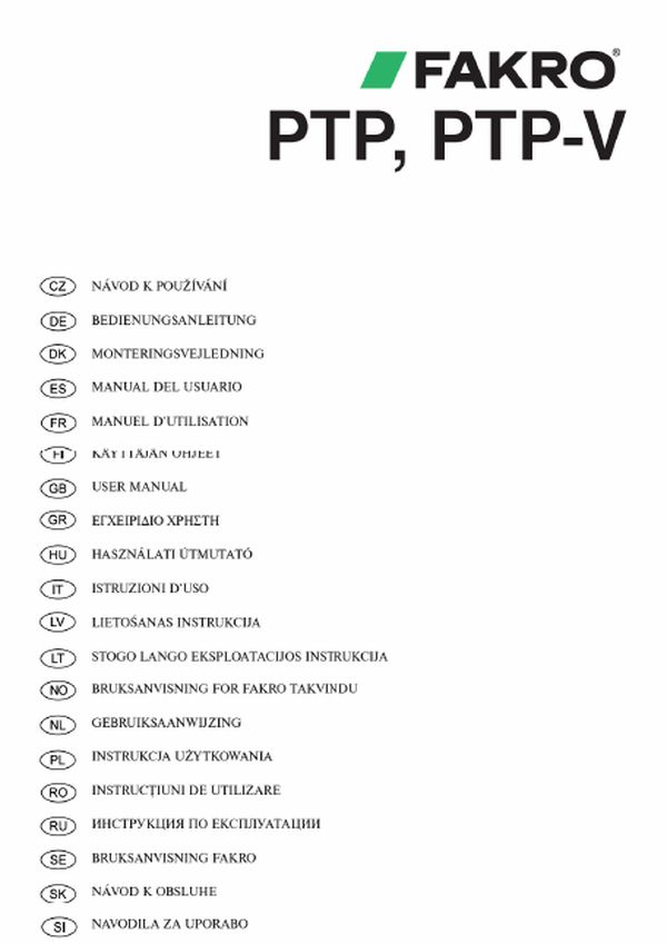 User manual: PTP, PTP-V (MULTI)