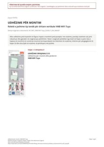 Udhëzime për montim: VMB WiFi Tuya (SQ)