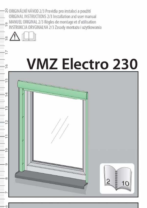 Installation instructions: VMZ Electro 230 (combined guide rails) (MULTI)
