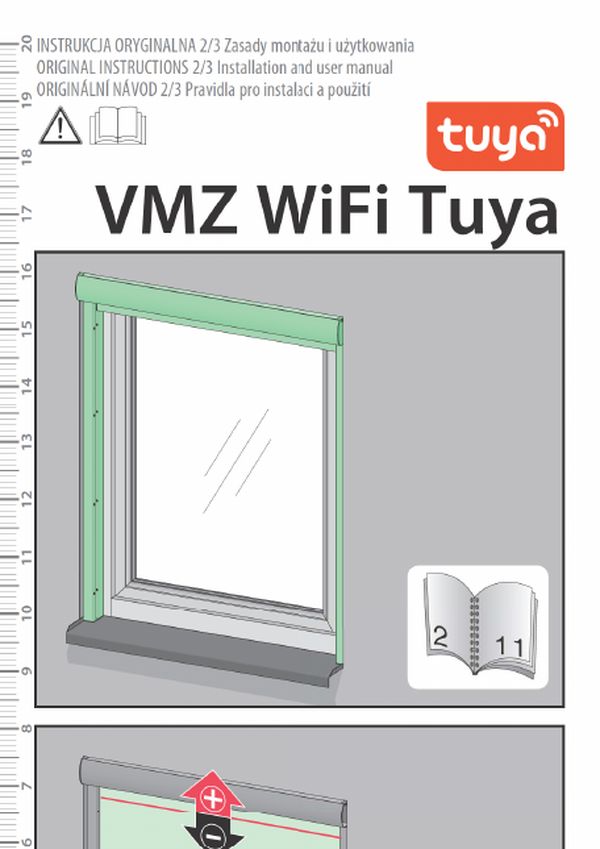 Installation instructions: VMZ WiFi Tuya (combined guide rails) (MULTI)